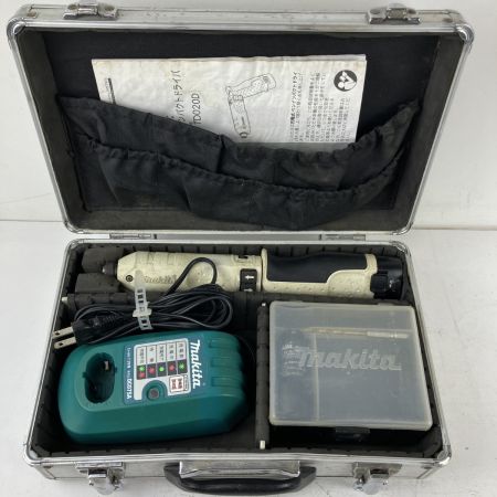 ЗЗ MAKITA マキタ 7.2v ペンインパクトドライバ バッテリーx2 充電器 ケース付 TD020D ホワイト
