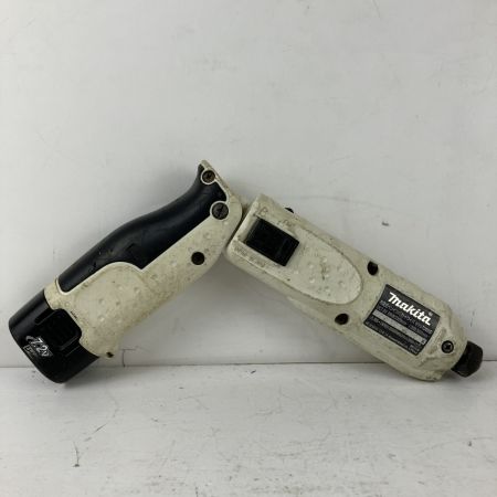 ЗЗ MAKITA マキタ 7.2v ペンインパクトドライバ バッテリーx2 充電器 ケース付 TD020D ホワイト