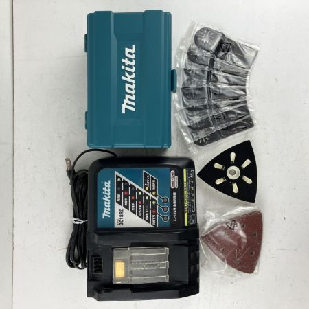 ЗЗ MAKITA マキタ 14.4v 充電式マルチツール バッテリーx2 充電器 ケース付 TM41D ブルー