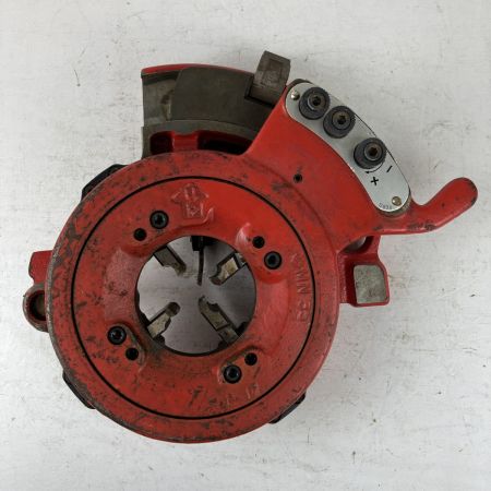 ЗЗ REX レッキス 自動切上ダイヘッド チェーザ付 1-1 1/2 レッド