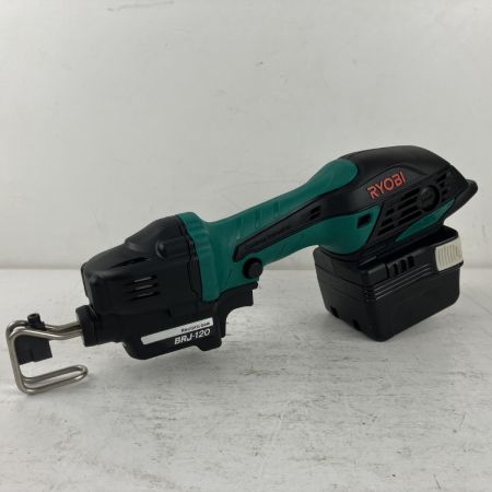ЗЗ RYOBI リョービ 14.4v 充電式レシプロソー バッテリーx1 充電器 ケース付 BRJ-120 グリーン×ブラック