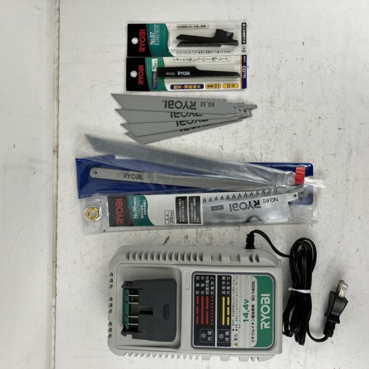 ЗЗ RYOBI リョービ 14.4v 充電式レシプロソー バッテリーx1 充電器 