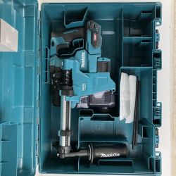 ЗЗ MAKITA マキタ 40v 20mm 充電式ハンマドリル 集じんシステム付 ※バッテリー、充電器無し HR010G ブルー Cランク