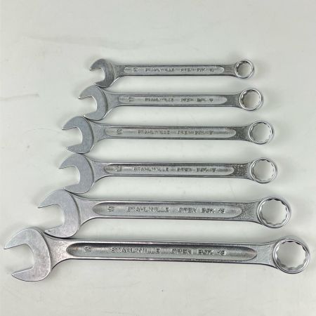 ЗЗ STAHLWILLE スタビレー オープンボックス13 コンビネーションレンチ 6本組  OPEN BOX シルバー