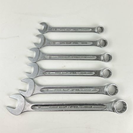 ЗЗ STAHLWILLE スタビレー オープンボックス13 コンビネーションレンチ 6本組  OPEN BOX シルバー