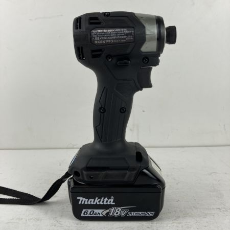 ЗЗ MAKITA マキタ 18v 充電式インパクトドライバ バッテリーx2 充電器 ケース付 TD173D ブラック