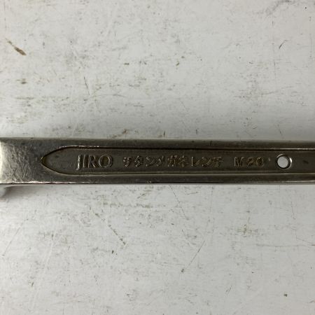 ЗЗ JIRO 32mm チタン 片口メガネレンチ M20 シルバー