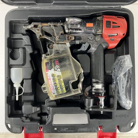 ЗЗ MAX マックス 65mm 高圧 エア釘打ち機 ケース付 HN-65N3(D) ブラック×レッド