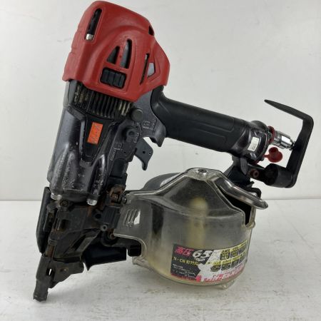 ЗЗ MAX マックス 65mm 高圧 エア釘打ち機 ケース付 HN-65N3(D) ブラック×レッド