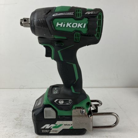 ЗЗ HiKOKI ハイコーキ 36v 12.7mm インパクトレンチ バッテリーx2付 ※充電器無し WR36DC ブラック×グリーン