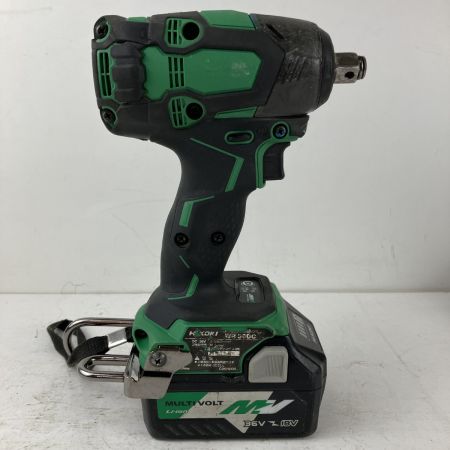 ЗЗ HiKOKI ハイコーキ 36v 12.7mm インパクトレンチ バッテリーx2付 ※充電器無し WR36DC ブラック×グリーン
