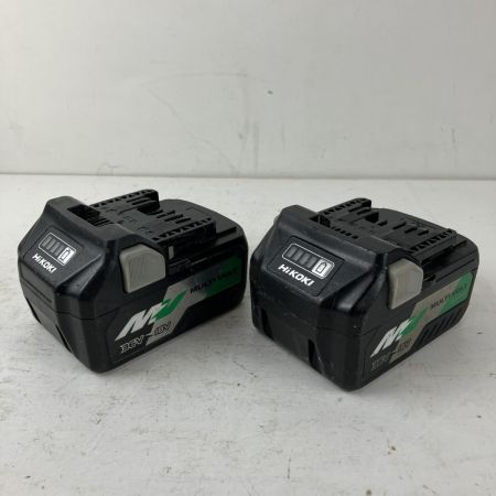 ЗЗ HiKOKI ハイコーキ 36v 12.7mm インパクトレンチ バッテリーx2付 ※充電器無し WR36DC ブラック×グリーン