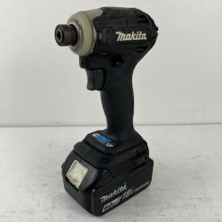 ЗЗ MAKITA マキタ 18v 充電式インパクトドライバ バッテリーx1付 ※充電器無し TD172D ブラック Cランク