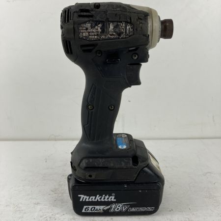 ЗЗ MAKITA マキタ 18v 充電式インパクトドライバ バッテリーx1付 ※充電器無し TD172D ブラック
