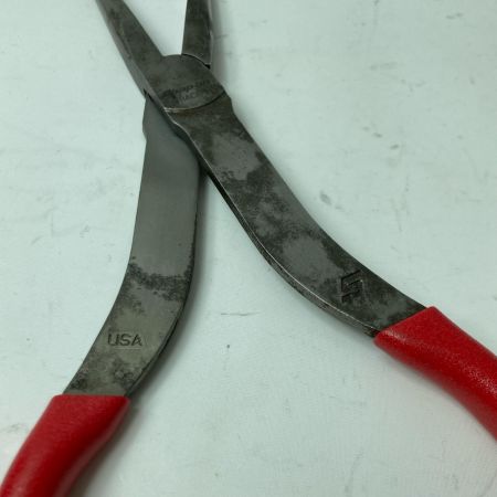 Snap-on スナップオン ロングノーズプライヤー 911ACF レッド