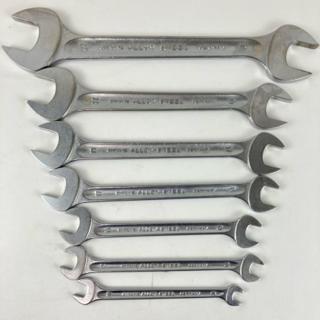 ЗЗ STAHLWILLE スタビレー 両口スパナ 7本セット 8～27mm MOTOR10 ライトグレー