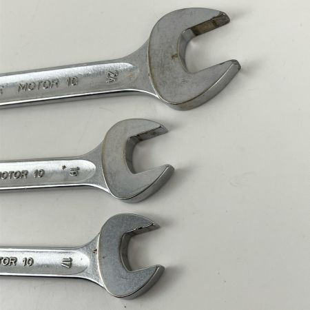 ЗЗ STAHLWILLE スタビレー 両口スパナ 7本セット 8～27mm MOTOR10 ライトグレー