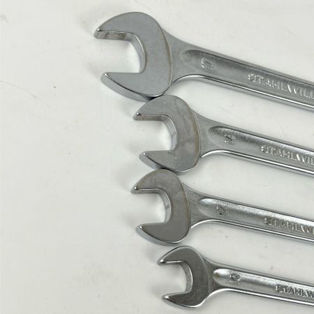 ЗЗ STAHLWILLE スタビレー 両口スパナ 7本セット 8～27mm MOTOR10 ライトグレー