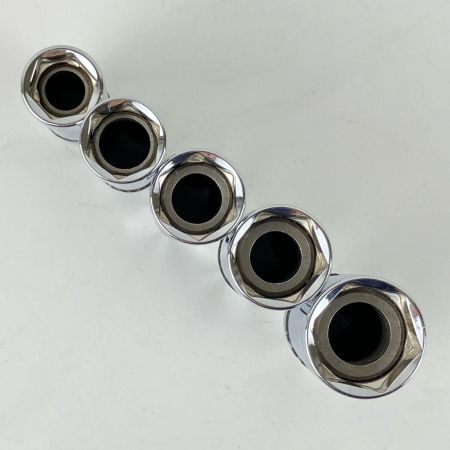 ЗЗ nepros プラグレンチ ソケット 差込角9.5ｍｍ 5個+ホルダー NB3-13SP/14SP/16SP/18SP/208SP シルバー