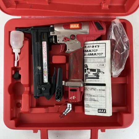 ЗЗ MAX マックス 38mm 高圧 フロアタッカ ケース付 HA-38F2(D)/4MA レッド