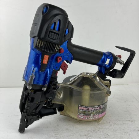 ЗЗ MAX マックス 65mm 高圧 エア釘打ち機 ケース付 HN-65N2(D) ブルー