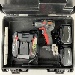 ЗЗ MAX マックス 18v インパクトドライバ バッテリーx2 充電器 ケース付 PJ-SD102-B2C ブラック×レッド Cランク