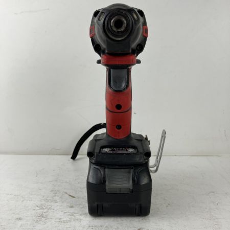 ЗЗ MAX マックス 18v インパクトドライバ バッテリーx2 充電器 ケース付 PJ-SD102-B2C ブラック×レッド