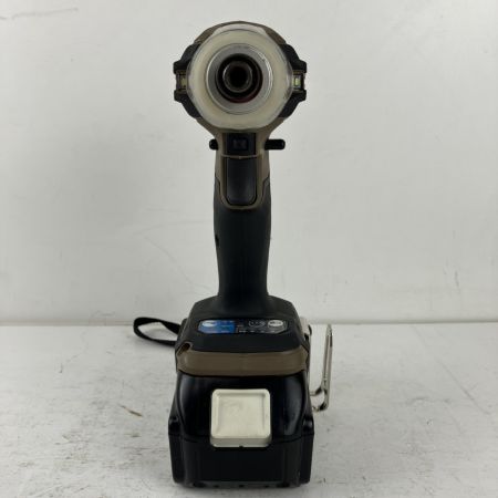 ЗЗ MAKITA マキタ 18v 充電式インパクトドライバ バッテリーx1 充電器 ケース付 TD171D ブラウン