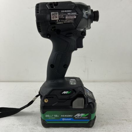 ЗЗ HiKOKI ハイコーキ 36v インパクトドライバ バッテリーx2 充電器 ケース付 WH36DC ブラック