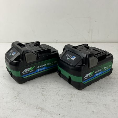 ЗЗ HiKOKI ハイコーキ 36v インパクトドライバ バッテリーx2 充電器 ケース付 WH36DC ブラック