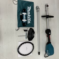 ЗЗ MAKITA マキタ 40v 充電式スプリットモーター 刈払アタッチメント付 ※バッテリー、充電器無し MUX01G ブルー Bランク
