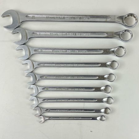 ЗЗ STAHLWILLE スタビレー コンビネーションレンチ 8～22mm 9本セット 本体のみ OPENBOX14 シルバー