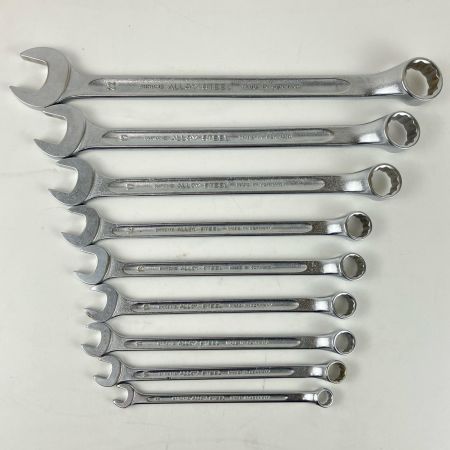 ЗЗ STAHLWILLE スタビレー コンビネーションレンチ 8～22mm 9本セット 本体のみ OPENBOX14 シルバー