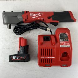 ЗЗ Milwaukee 12v 12.7mm アングルインパクトレンチ バッテリーx1 充電器付 M12FRAIWF12 レッド Cランク