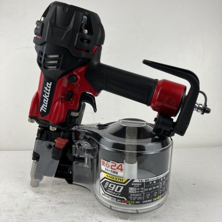 ЗЗ MAKITA マキタ 90mm 高圧 エア釘打ち機 取説 ケース付 AN937H レッド