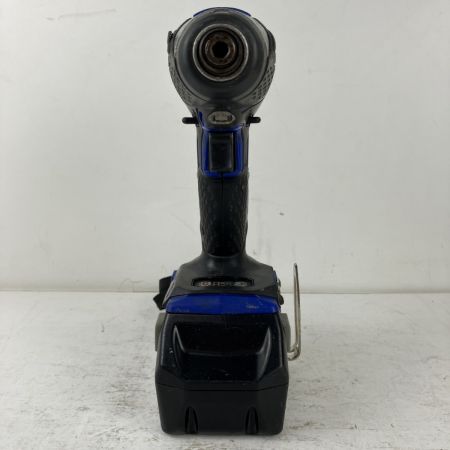 ЗЗ HITACHI 日立 18v 充電式インパクトドライバ バッテリーx1 充電器 ケース付 WH18DDL ブラック×ブルー