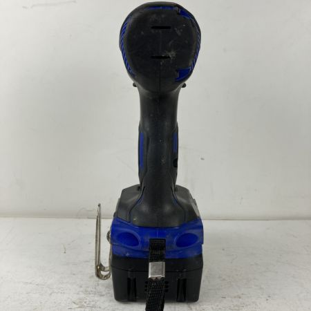 ЗЗ HITACHI 日立 18v 充電式インパクトドライバ バッテリーx1 充電器 ケース付 WH18DDL ブラック×ブルー