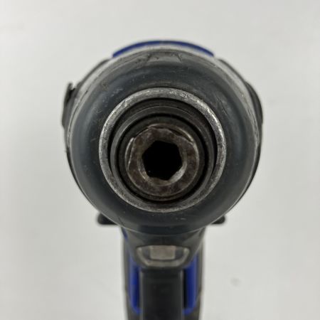 ЗЗ HITACHI 日立 18v 充電式インパクトドライバ バッテリーx1 充電器 ケース付 WH18DDL ブラック×ブルー