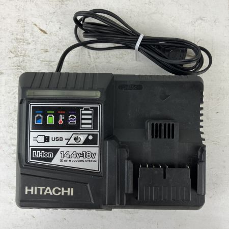 ЗЗ HITACHI 日立 18v 充電式インパクトドライバ バッテリーx1 充電器 ケース付 WH18DDL ブラック×ブルー