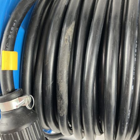 ЗЗ NICHIDO 100v 30m コードリール ドラム NPW-EK33RE スカイブルー