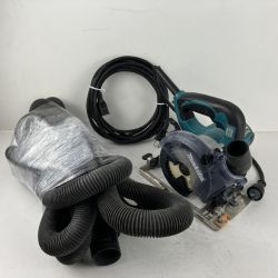 ЗЗ MAKITA マキタ 100v 125mm 防じん丸のこ ホース 延長コード付 KS5000FX ブルー Cランク