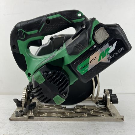 ЗЗ HITACHI 日立 18v 165mm コードレス丸のこ バッテリーx1付 ※充電器無し C18DBAL グリーン