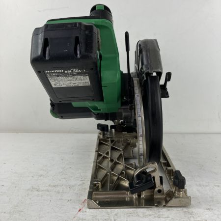 ЗЗ HITACHI 日立 18v 165mm コードレス丸のこ バッテリーx1付 ※充電器無し C18DBAL グリーン