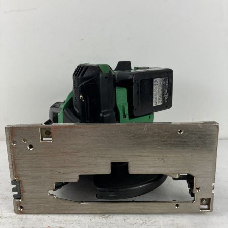 ЗЗ HITACHI 日立 18v 165mm コードレス丸のこ バッテリーx1付 ※充電器無し C18DBAL グリーン