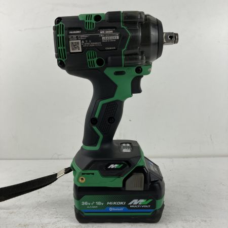 ЗЗ HiKOKI ハイコーキ 36v インパクトレンチ バッテリーx2 充電器 ケース付 WR36DH グリーン
