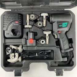 ЗЗ REX レッキス 10.8v コードレスフレアツール バッテリーx1 充電器 クランプ ケース付 RF20S ブラック Cランク