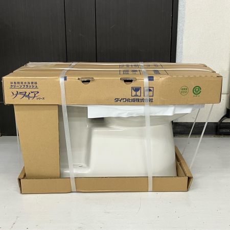 ЗЗ ダイワ化成 洋風簡易水洗便器 クリーンフラッシュ ソフィアシリーズ 手洗付 便座なし FZ-300-H アイボリー