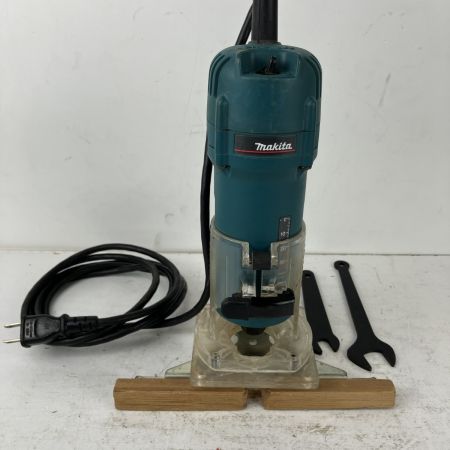 ЗЗ MAKITA マキタ 100v トリマ ガイド スパナ付 3707F ブルー
