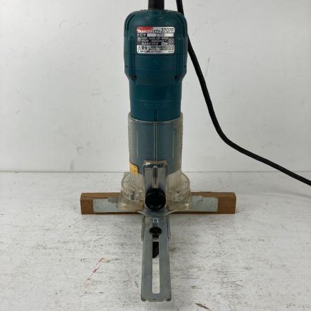 ЗЗ MAKITA マキタ 100v トリマ ガイド付 ※ベース割れ有 3707F ブルー