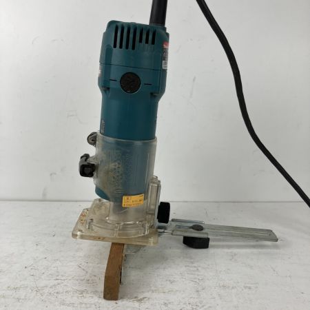 ЗЗ MAKITA マキタ 100v トリマ ガイド付 ※ベース割れ有 3707F ブルー